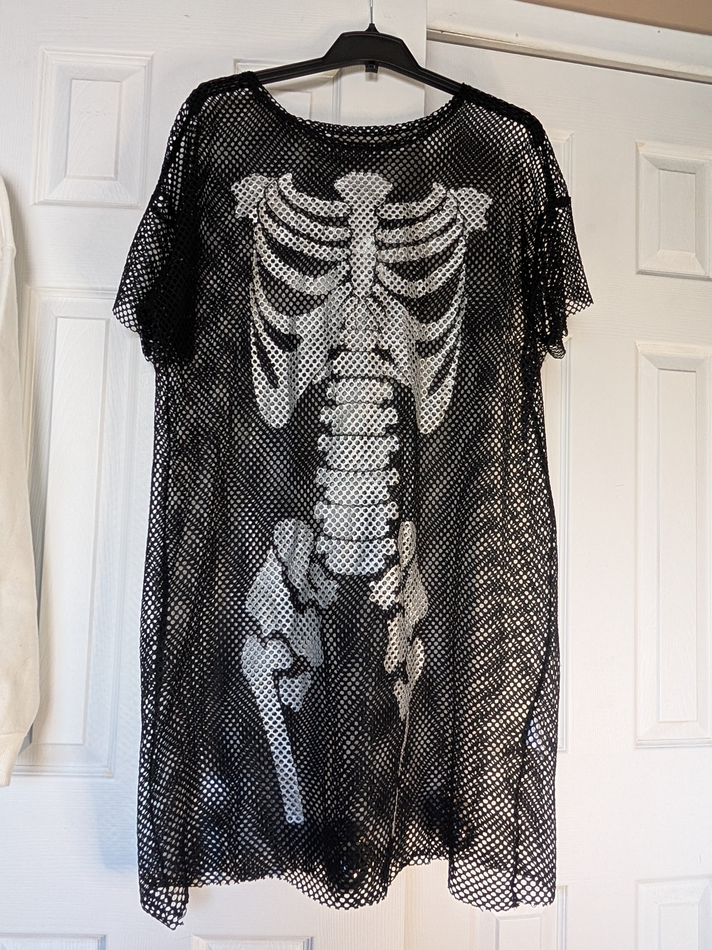 SHEIN Black Mesh Skeleton Cover-Up